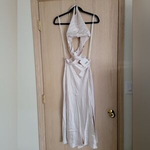 Selfie Leslie Social Butterfly Cut-Out Waist Midi Dress